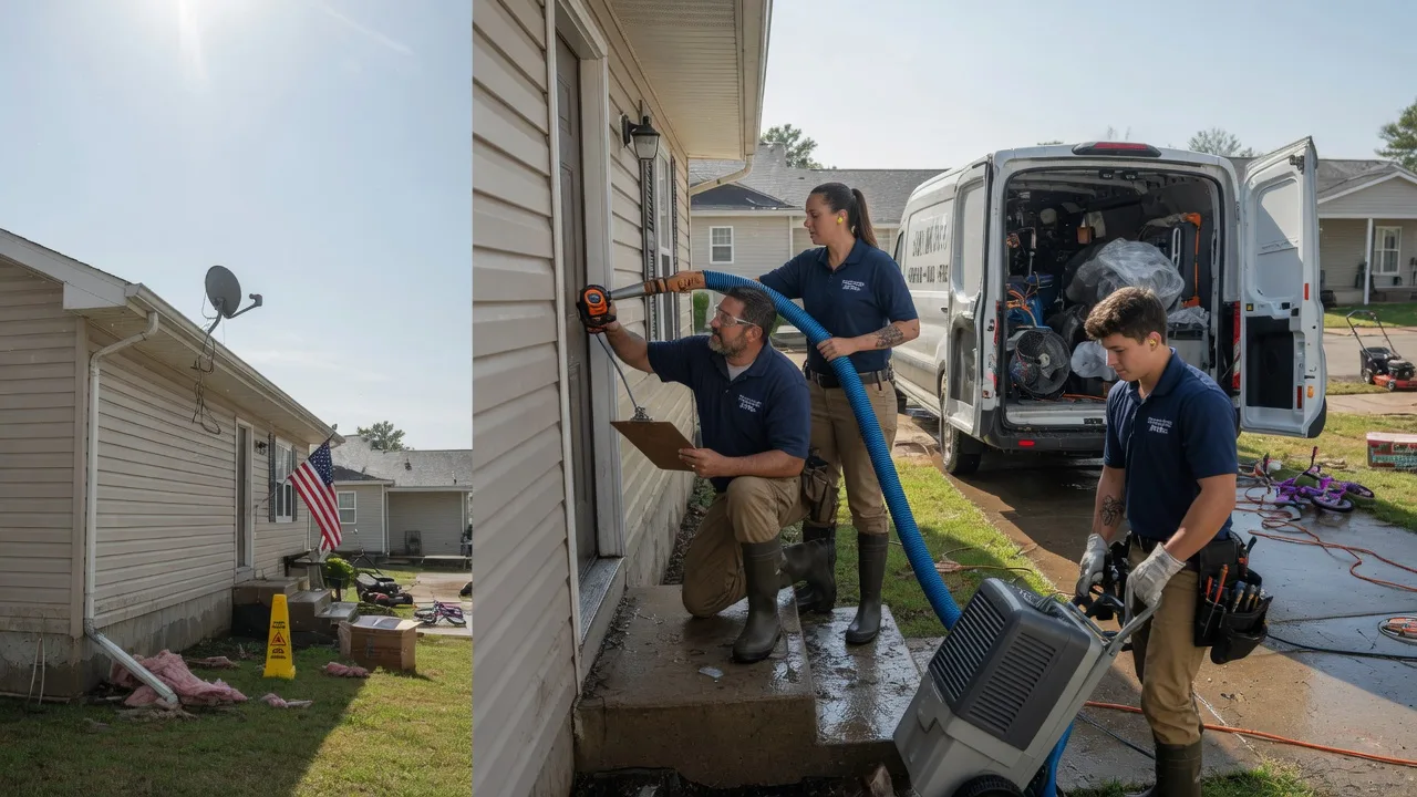 Ceiling Water Damage Restoration in Norcatur, KS near me